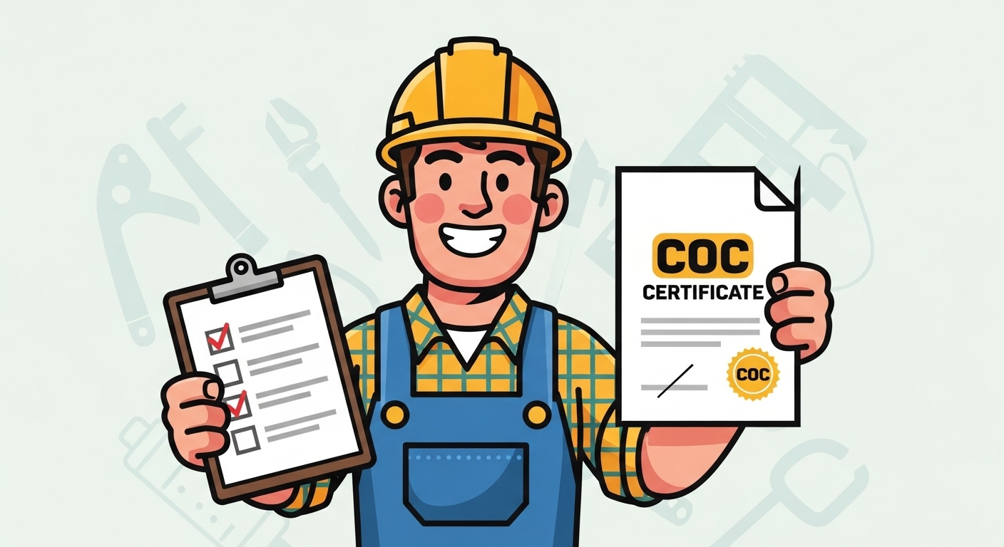 Certificate of Compliance document issued for a Cape Town property transfer